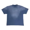 Tricou cu desen realizat manual „Blue” 764235TPVU42671