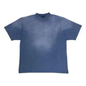 Tricou cu desen realizat manual „Blue” 764235TPVU42671