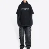 Tricou cu glugă și mâneci lungi Slime „Negru” 681029TLVF11069