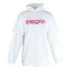 Tricou cu glugă și mâneci lungi Slime „White Bubblegum” 681029TLVF10901