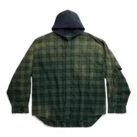 Tricou cu glugă oversized „Green” 746369TOM213328