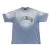 Tricou cu guler rotund BE KIND „Blue” 764235TPVD54313