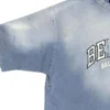 Tricou cu guler rotund BE KIND „Blue” 764235TPVD54313