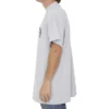 Tricou cu guler rotund BE KIND „Grey” 739028TPVD51167