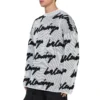 Tricou cu guler rotund din bumbac 3D Scribble „White” 625985T31809040
