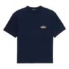 Tricou cu guler rotund din bumbac „Navy” de la Bonjour Balenciaga 594579THV608065