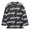Tricou cu guler rotund din bumbac tricotat 3D Scribble „Black” 625985T31801070