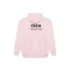 Tricou cu guler rotund și imprimeu cu litere, roz 578135TIV751900