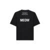 Tricou cu guler rotund și imprimeu, negru 641532TJVG81000