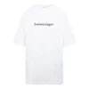 Tricou cu guler rotund și imprimeu SS21, alb 641655TIV549040