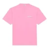 Tricou cu guler rotund și logo de Political Campaign, roz/roșu 641655TJVF75713