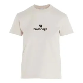 Tricou cu guler rotund și logo, gri/alb 612964TJVD99054 Tricou cu guler rotund și logo, gri/alb 612964TJVD99054