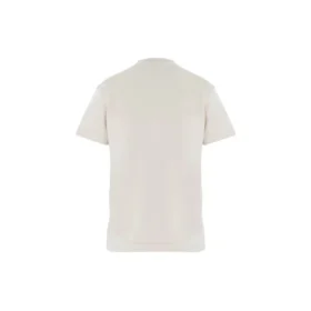 Tricou cu guler rotund și logo, gri/alb 612964TJVD99054 Tricou cu guler rotund și logo, gri/alb 612964TJVD99054