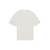 Tricou cu guler rotund și logo sponsor, alb 612965TJVD99054