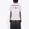 Tricou cu guler rotund și logo SS21, gri 612965THV841167