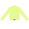 Tricou cu guler rotund și mâneci lungi „Galben Fluo” 704103TMVB77204