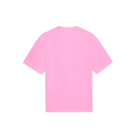 Tricou cu guler rotund și slogan, roz/roșu 612965TJVD95764 Tricou cu guler rotund și slogan, roz/roșu 612965TJVD95764