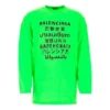 Tricou cu guler rotund pentru bărbați SS21 cu imprimeu, verde 641667TJVI34162