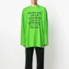 Tricou cu guler rotund pentru bărbați SS21 cu imprimeu, verde 641667TJVI34162