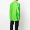 Tricou cu guler rotund pentru bărbați SS21 cu imprimeu, verde 641667TJVI34162