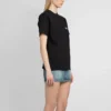 Tricou cu imprimeu, guler rotund și mânecă scurtă, negru 612965TKV861070