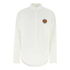 Tricou cu imprimeu logo universitar „Est. 1917”, alb, 675640TYB189000