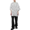 Tricou cu logo BB supradimensionat „White Black” 725382TNL889040