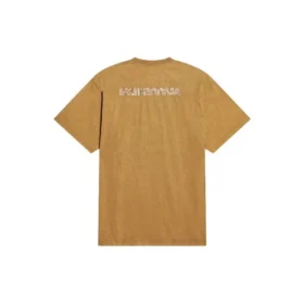 Tricou cu logo, croială medie „Beige” 612966TLVB39504