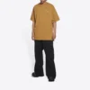 Tricou cu logo, croială medie „Beige” 612966TLVB39504