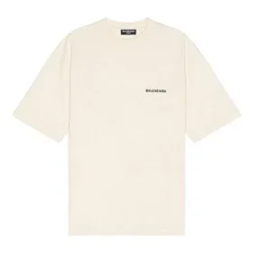 Tricou cu logo, croială medie „Beige” 612966TMVF49069