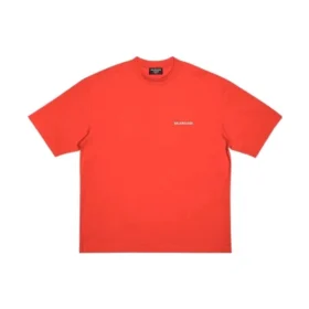 Tricou cu logo, croială medie „Bright Red” 612966TMVF43168