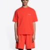 Tricou cu logo, croială medie „Bright Red” 612966TMVF43168