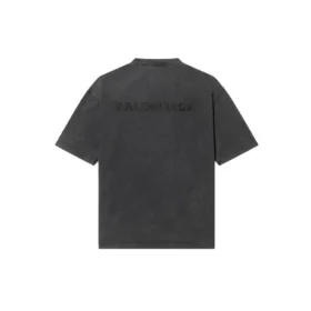 Tricou cu logo, croială medie, „Gri” 612966TLVB91146