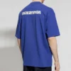 Tricou cu logo, croială medie „Indigo” 612966TLVB34388