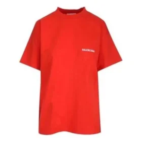 Tricou cu logo, croială regular „Bright Red” 612965TMVF43168 Tricou cu logo, croială regular „Bright Red” 612965TMVF43168