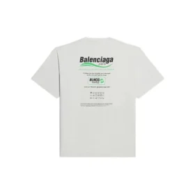 Tricou cu logo dreptunghiular FW21, curățare chimică 651795TKVF89085 Tricou cu logo dreptunghiular FW21, curățare chimică 651795TKVF89085
