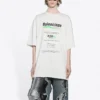 Tricou cu logo dreptunghiular FW21, curățare chimică 651795TKVF89085