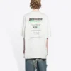 Tricou cu logo dreptunghiular FW21, curățare chimică 651795TKVF89085