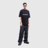 Tricou cu logo estompat „Black Blue” 661705TKVD51070