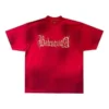 Tricou cu logo Heavy Metal, croială oversized „Red” 739784TOVE16400
