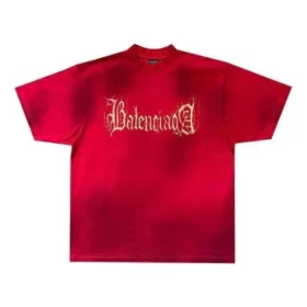 Tricou cu logo Heavy Metal, croială oversized „Red” 739784TOVE16400
