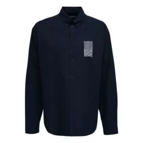 Tricou cu logo și cod de bare „Navy” 662982TKM028065