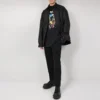 Tricou cu logo pe toată suprafața „Black” 681457TKO401000