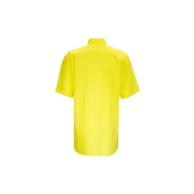Tricou cu logo pe toată suprafața „Galben Alb” 534332TBL967201