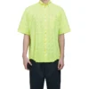 Tricou cu logo pe toată suprafața „Galben neon” 534332TILX67110