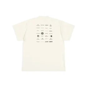 Tricou cu logo-uri din colecția Archives, croială oversized „Alb” 712398TNVQ79784 Tricou cu logo-uri din colecția Archives, croială oversized „Alb” 712398TNVQ79784