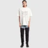 Tricou cu logo-uri din colecția Archives, croială oversized „Alb” 712398TNVQ79784