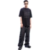 Tricou cu logo-uri din colecția de arhivă, oversized „Negru” 712398TNVQ71070