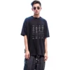 Tricou cu logo-uri din colecția de arhivă, oversized „Negru” 712398TNVQ71070