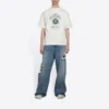 Tricou cu logo Varsity, croială medie „Alb” 612966TLV891375